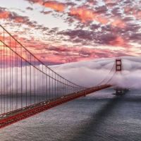 fog over Golden Gate