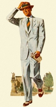 Warm weather suit - 1949