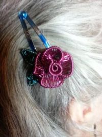 barrette magenta