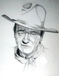 John Wayne- sketch