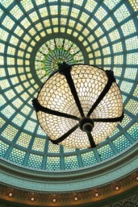 Then again, this one does get noticed: Tiffany Dome, done for the first Chicago Public Library in 1897 - a time when we valued libraries.