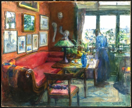 Solve Harriet Backer (Norwegian, 1845–1932), Interior from the Studio ...