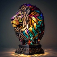 Stained glass lamp