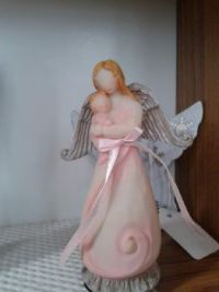 Guardian angel with child girl