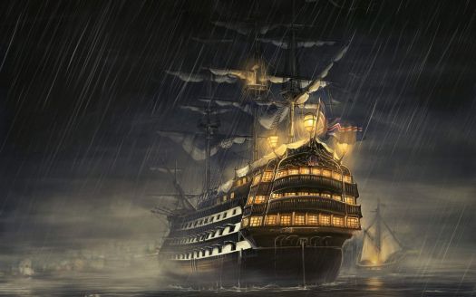 ships_sea_light_rain