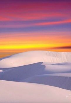 The White Sands National Monument is a U.S. National Monument