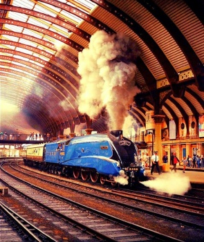 Solve LNER Class A4 4-6-2 4468 Mallard. jigsaw puzzle online with 120 ...