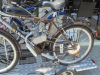 bicycle with auxiliary motor