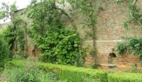 Old Garden Wall With Arched Bee Boles