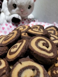 Greyson's owner:  Chocolate Swirl Cookies