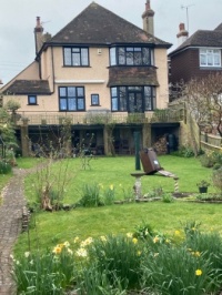back of a house in England