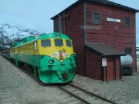 White Pass train at Fraser, BC