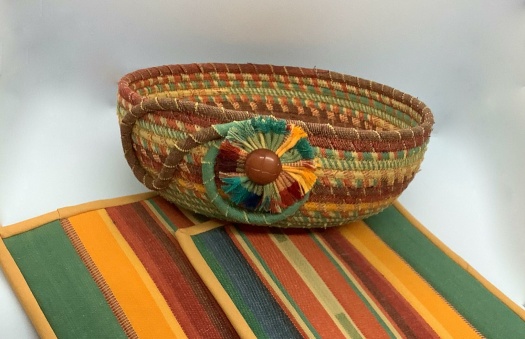 Rope Basket and Potholders