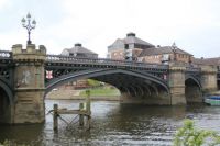 Bridge into the City of York, England