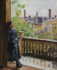 The Balcony of the Green Gate, Christian Krohg, 1889