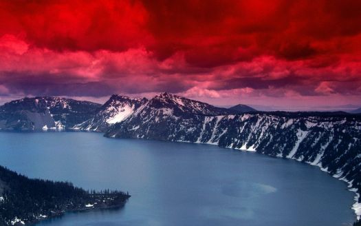 crater-lake-landscapes-nature-desktop-red-sky