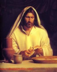 Jesus Breaking Bread