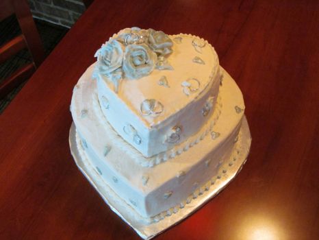 Friends wedding cake