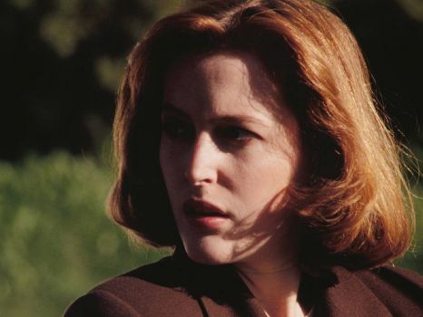 Gillian Anderson as Dana Scully in the X-Files