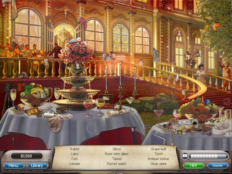 Solve Hidden objects jigsaw puzzle online with 48 pieces