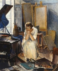 Alvar Cawén (Finnish, 1886–1935), Studio Interior (1923)