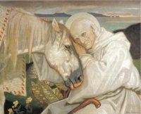 John Duncan (1866-1945) - "Saint Columcille [aka Saint Columba] Bidding Farewell"