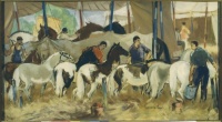 Gifford Beal Circus Ponies (ca. 1939)