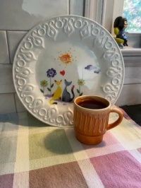 Tea and A Kitty Plate