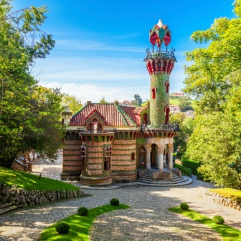 A villa in Cantabria, Spain, designed by Antoni Gaudi