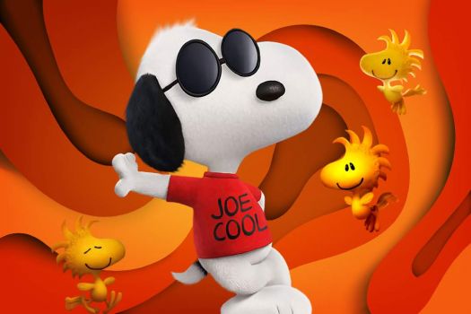 Solve Snoopy Joe Cool jigsaw puzzle online with 96 pieces