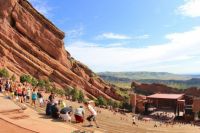 Daytime pic of Red Rocks Amphitheatre