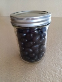 Brach's Black Jelly Bird Eggs in a Jar