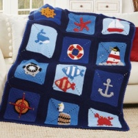 By the Sea Afghan