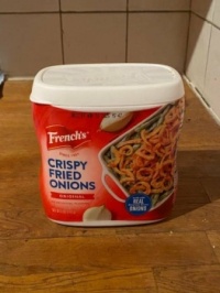 Crispy fried onions