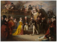 Visit of George III to Howe's Flagship, the 'Queen Charlotte', on 26 June 1794