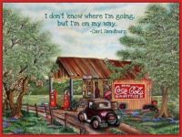 Country gas station