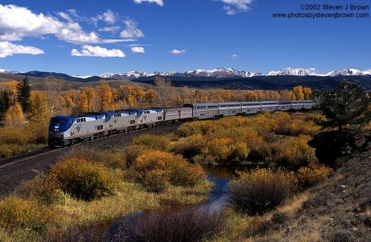 Amtrak California Zephyr at Granby, Colorado