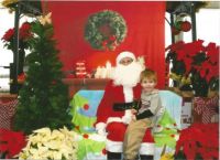 Blayne and Santa 2014