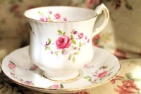 Teacup With Roses