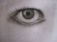 Amy's drawing of an eye