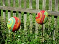 colourful garden decoration