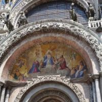 Painting over a Cathedral entrance