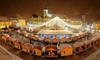 Christmas Fair in Sibiu big square-Romania