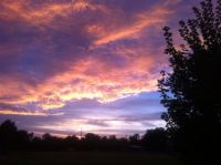 sunset in Arkansas
