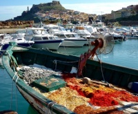 Sardinian quayside