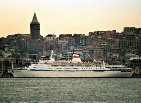 SHOTA RUSTAVELI docked in Istanbul