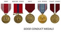 Good Conduct Medals -