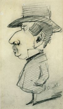 Claude Monet - Caricature of Grandfather Lebas (May17P04)