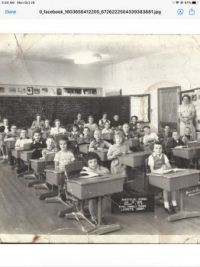 First grade in one room country school in the 1950’s