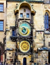 EUROPE'S OLDEST CLOCK, PRAGUE, CZECH REPUBLIC